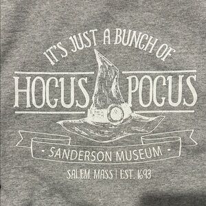 Hocus Pocus Sanderson Museum Gildan Gray Crewneck Sweater